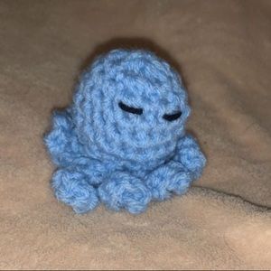 Crochet baby octopus